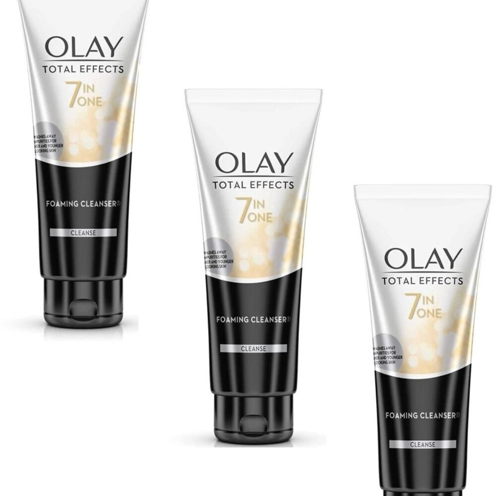 Olay Face Wash Total Effects 7 in 1 Foaming Cleanser 100g (Pack Of 3)